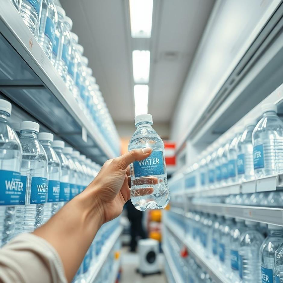 Dream : Buying water in a plastic bottle