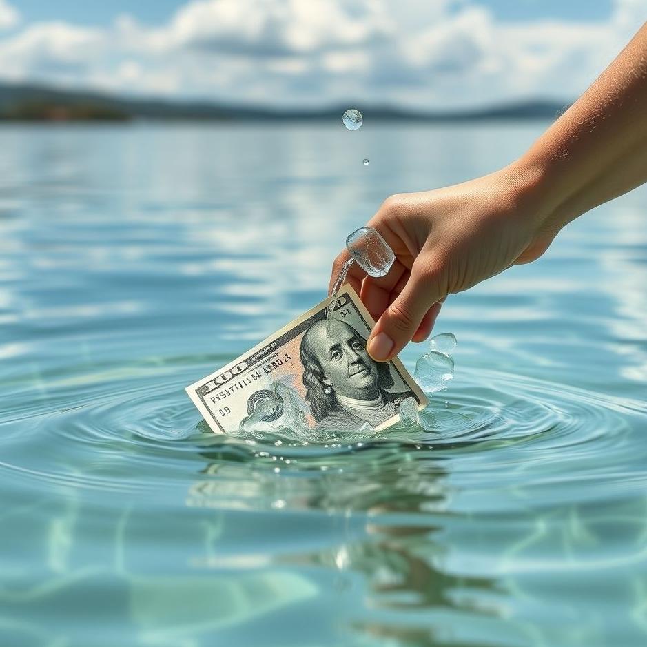 Dream : Buying water with money in a dream