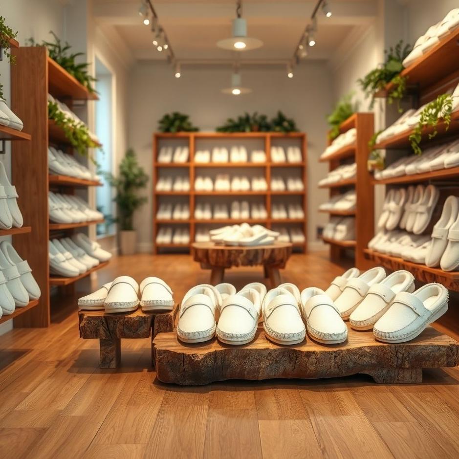 Dream : Buying white slippers 