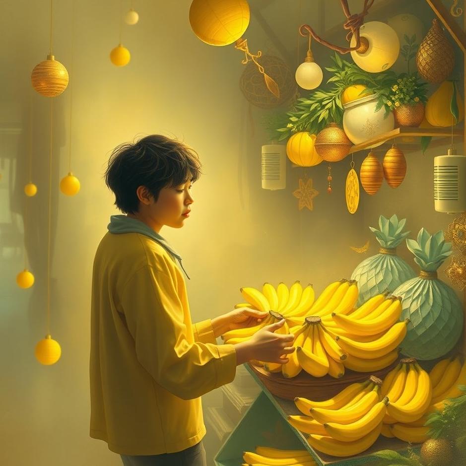 Dream : Buying yellow bananas in a dream