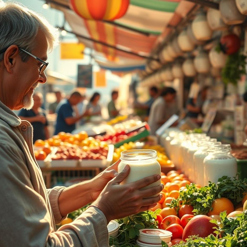 Dream : Buying yogurt from the market in your dream