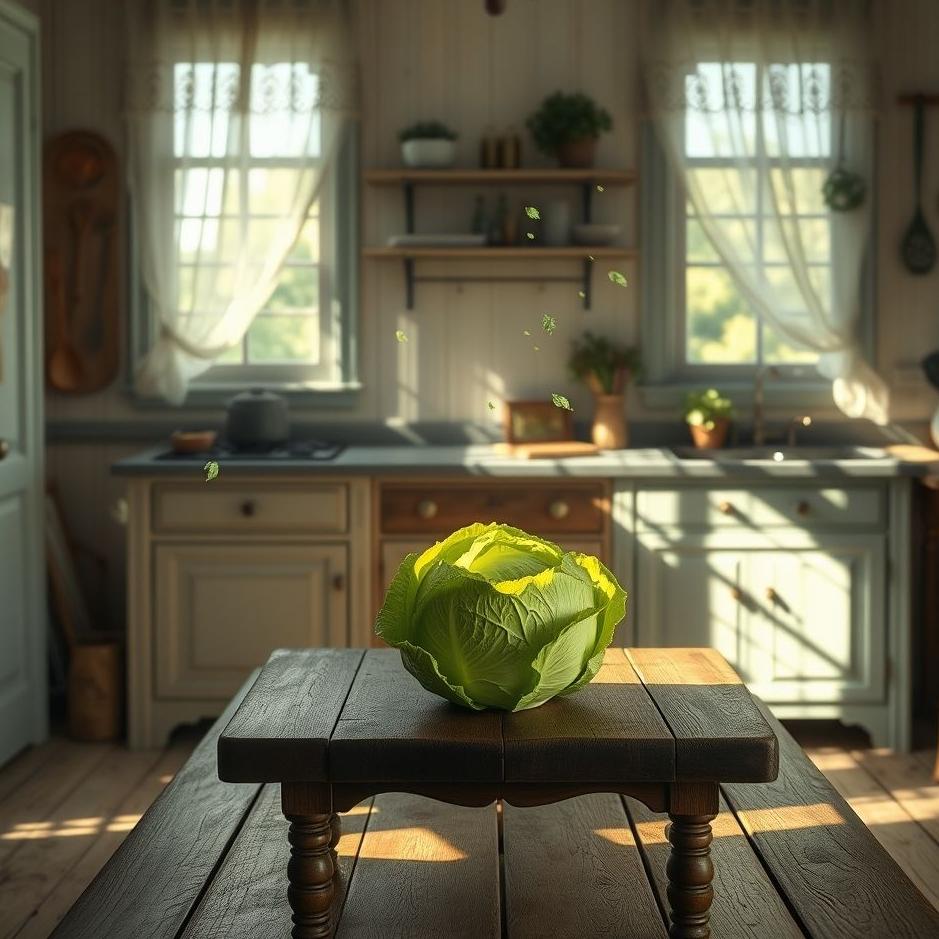 Dream : Cabbage at home in a dream