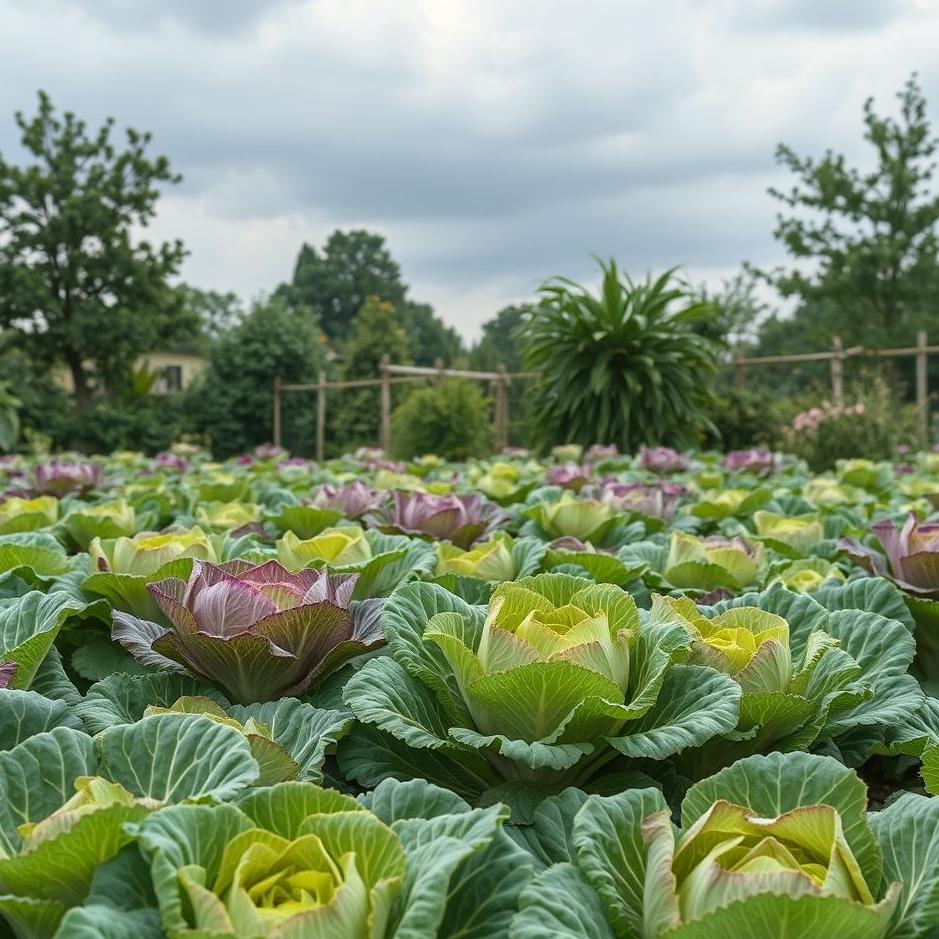 Dream : Cabbage garden in a dream