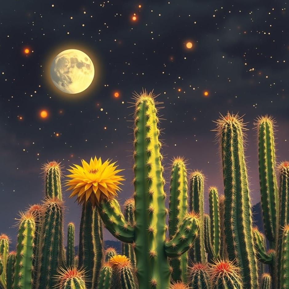 Dream : Cacti in a dream
