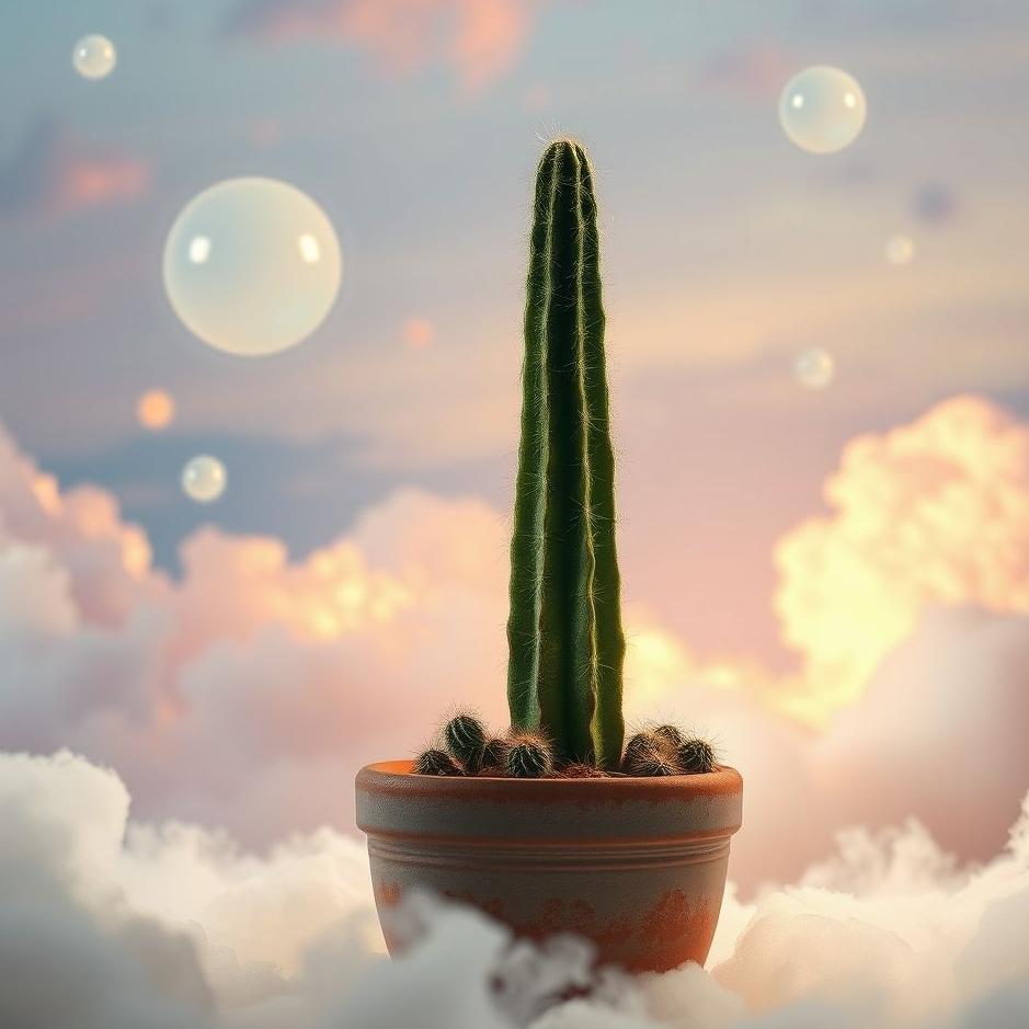 Dream : Cactus in a pot in a dream