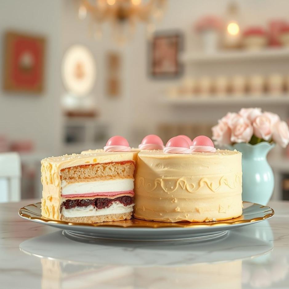 Dream : Cake and a patisserie in a dream