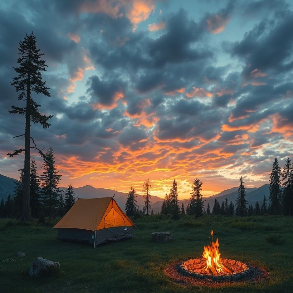 Dream : Camping in a dream
