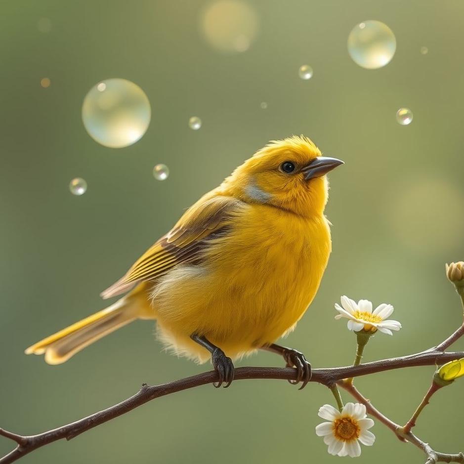 Dream : Canary singing in a dream