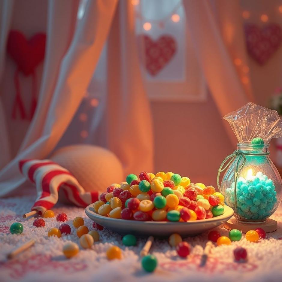 Dream : Candy at home in a dream
