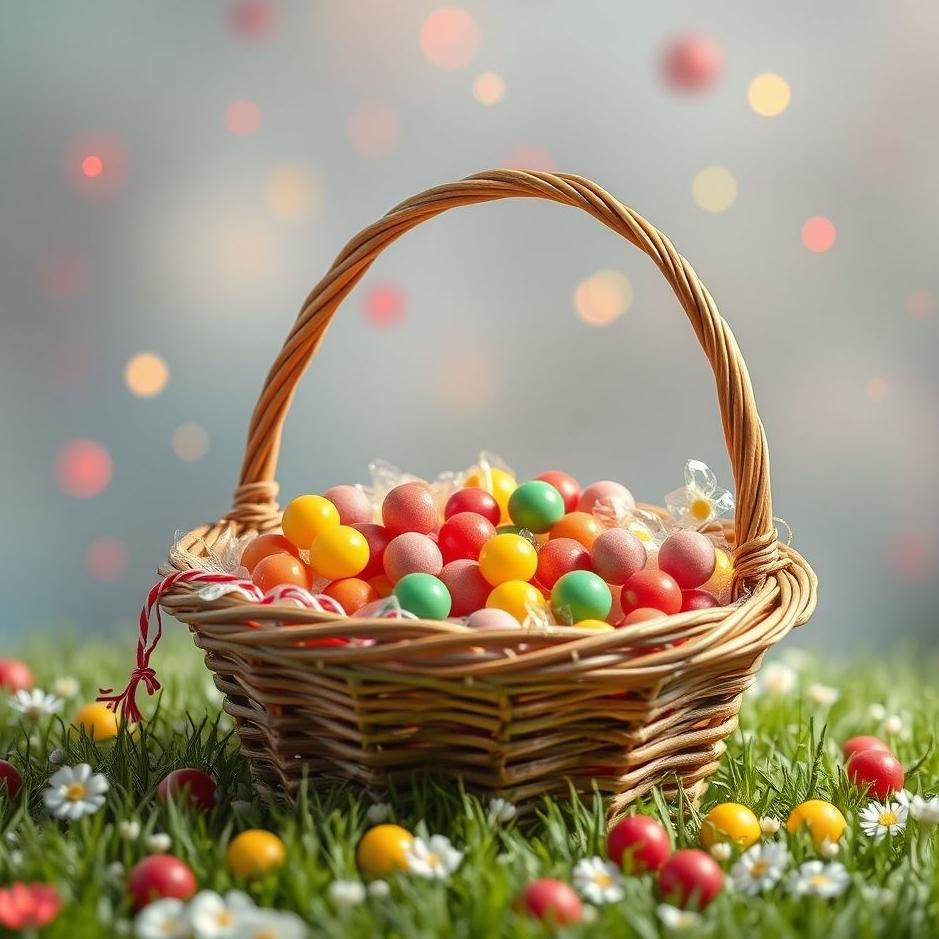 Dream : Candy in a basket in a dream