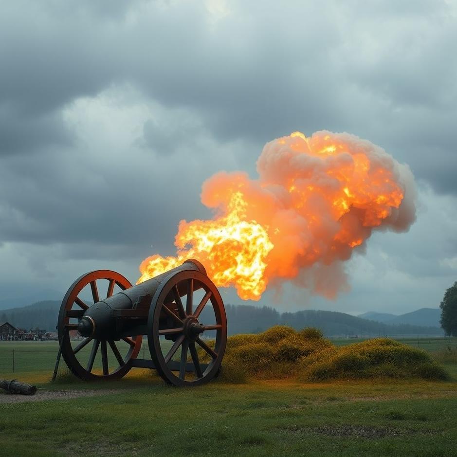Dream : Cannon being fired in a dream