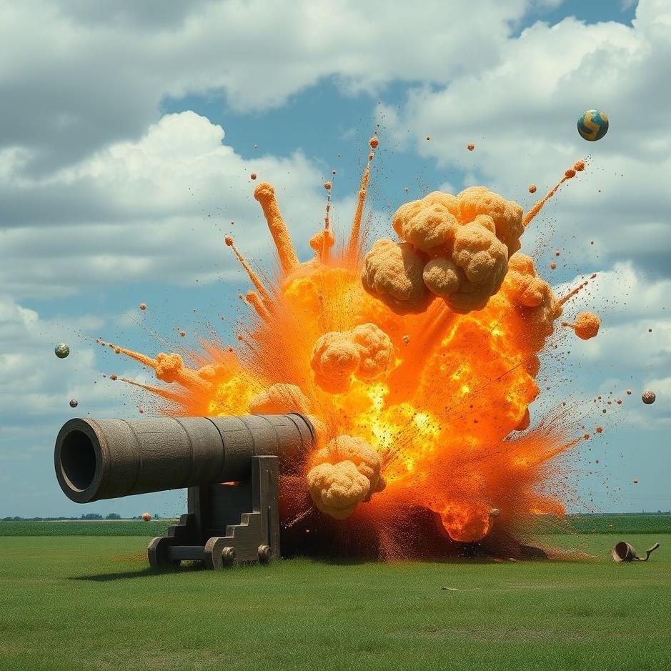 Dream : Cannonball explosion in a dream