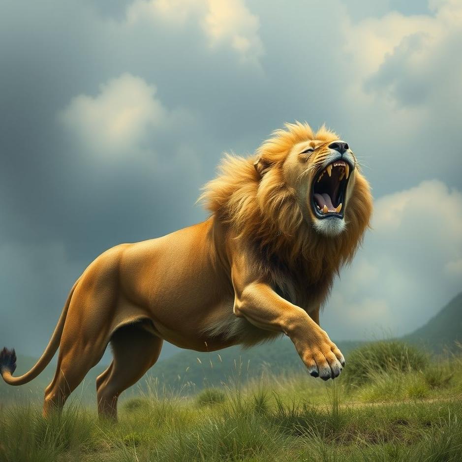 Dream : Capturing by lion in the dream