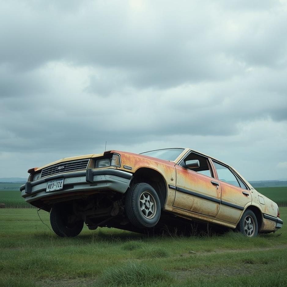 Dream : Car falling apart in a dream