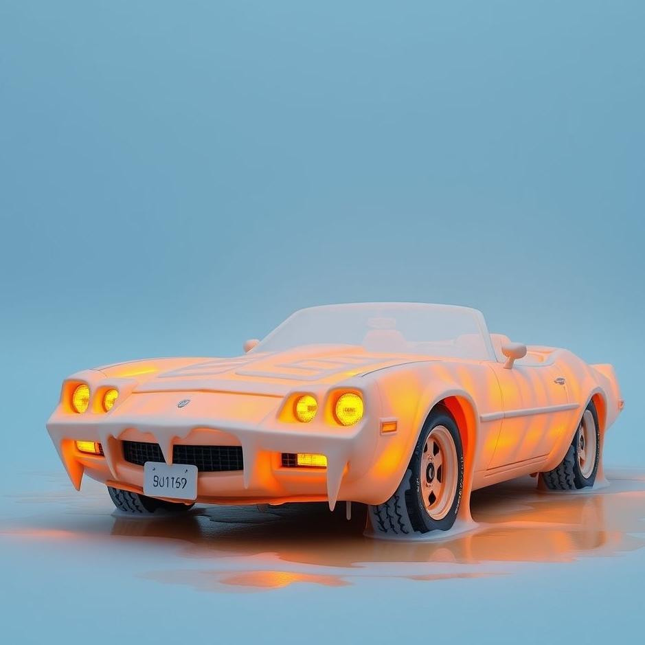 Dream : Car melt in the dream