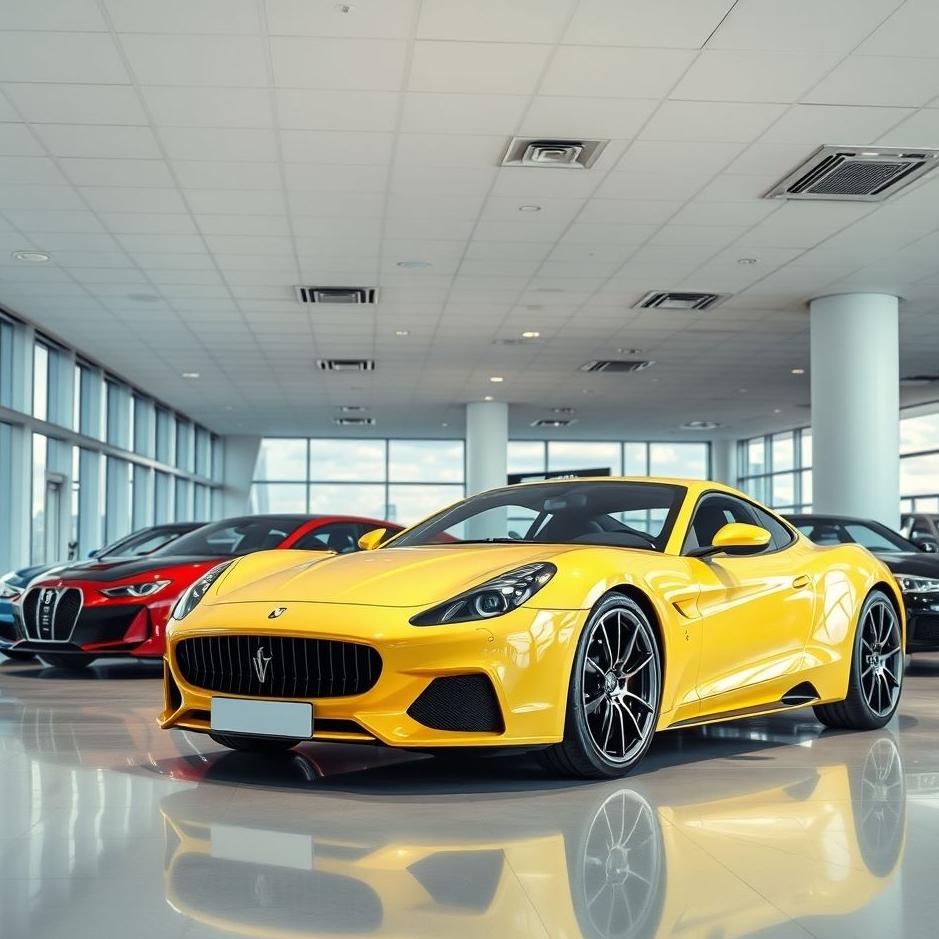 Dream : Car showroom in a dream