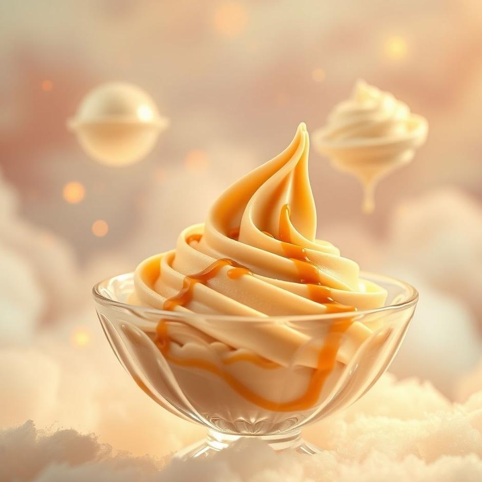 Dream : Caramel ice cream in a dream