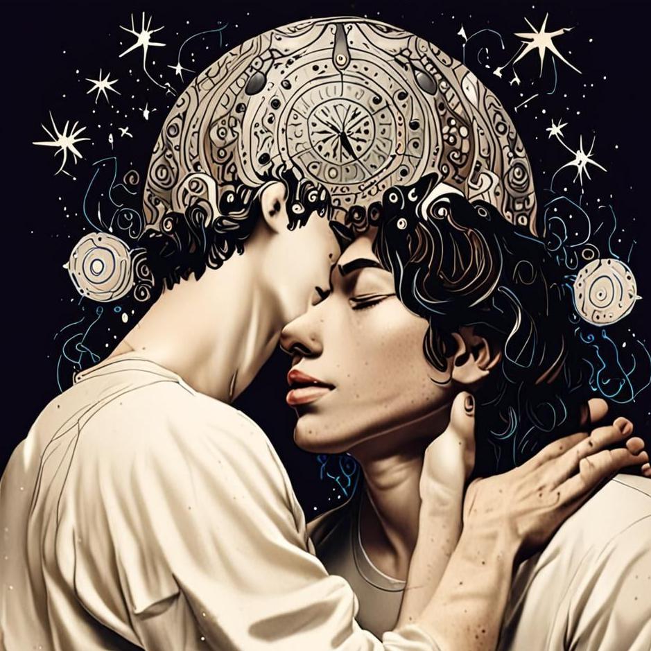 Dream : Caressing a boy's head in a dream