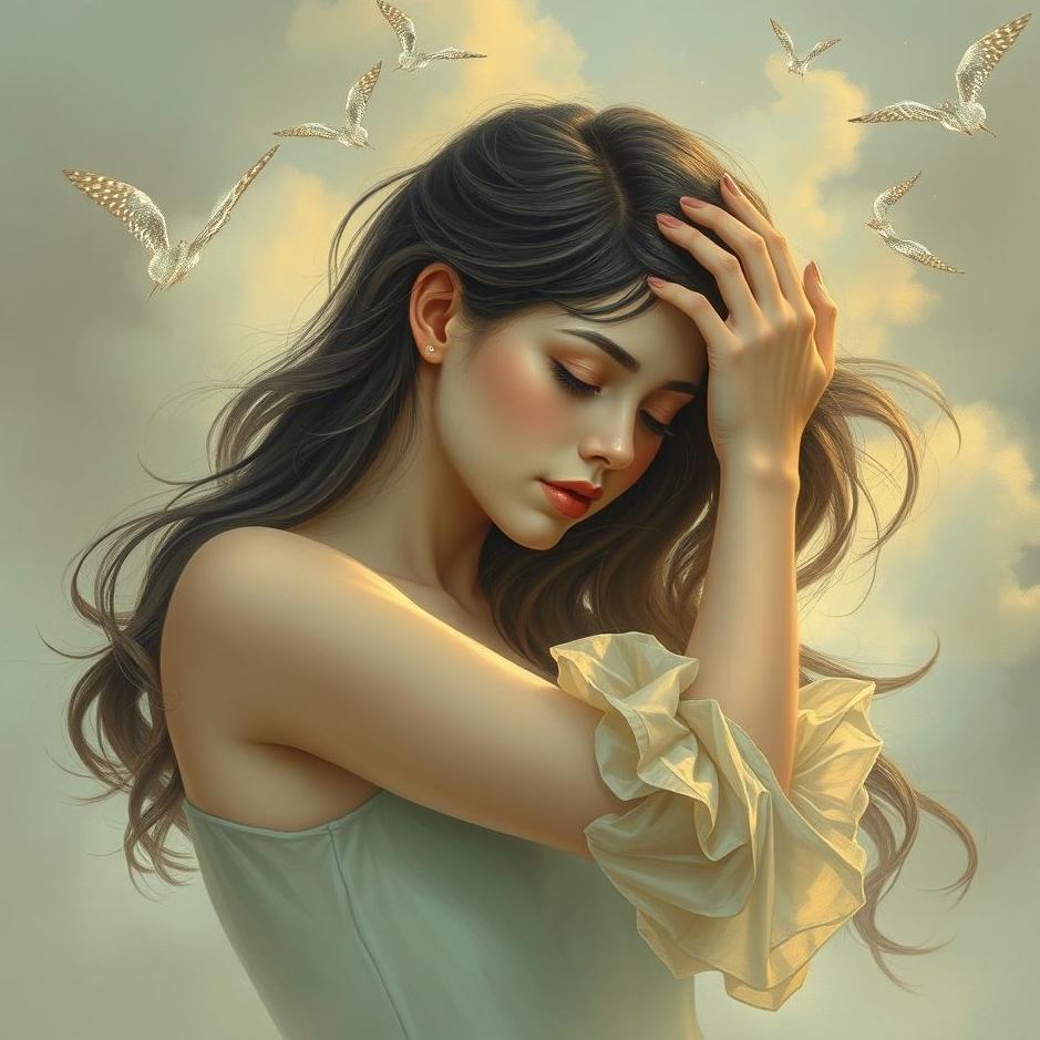 Dream : Caressing a girl's hair in a dream