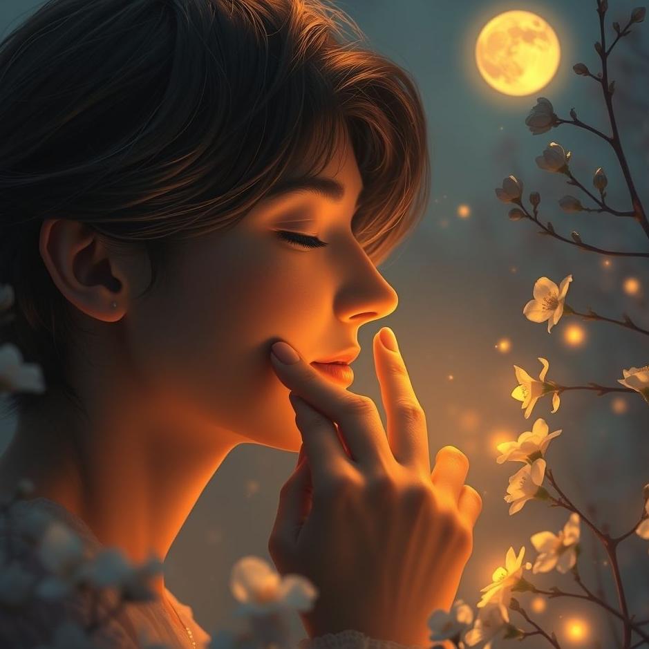 Dream : Caressing your ex-lover's cheek in a dream