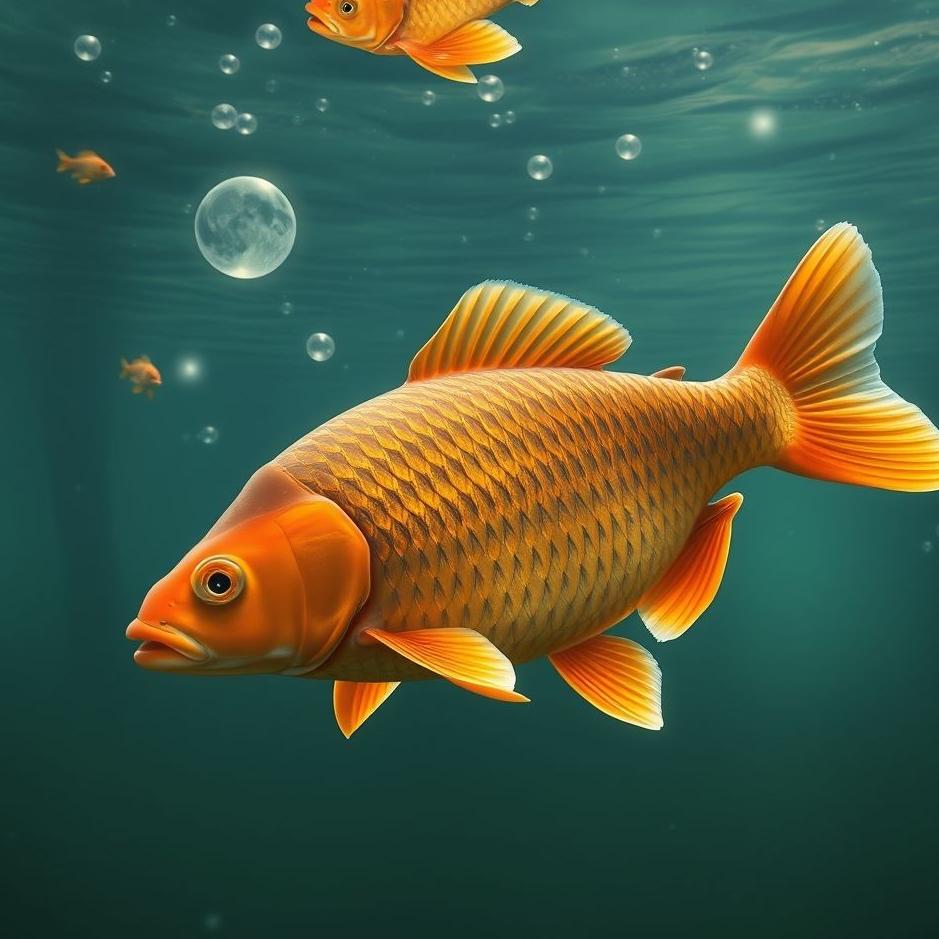Dream : Carp fish in a dream