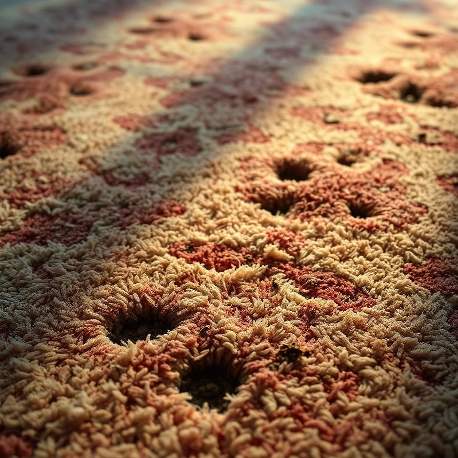 Dream : Carpet dirt in a dream