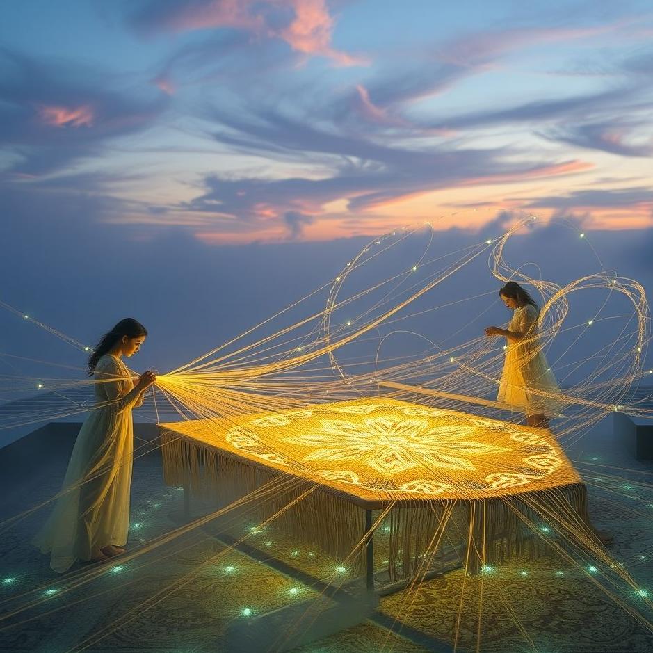 Dream : Carpet weaving in a dream