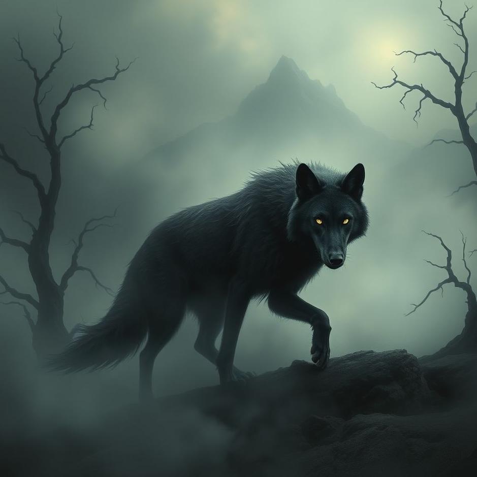 Dream : Carrion wolf in a dream