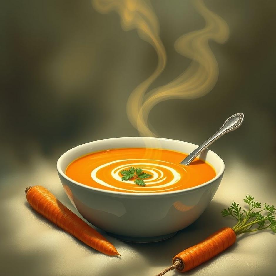 Dream : Carrot soup in a dream