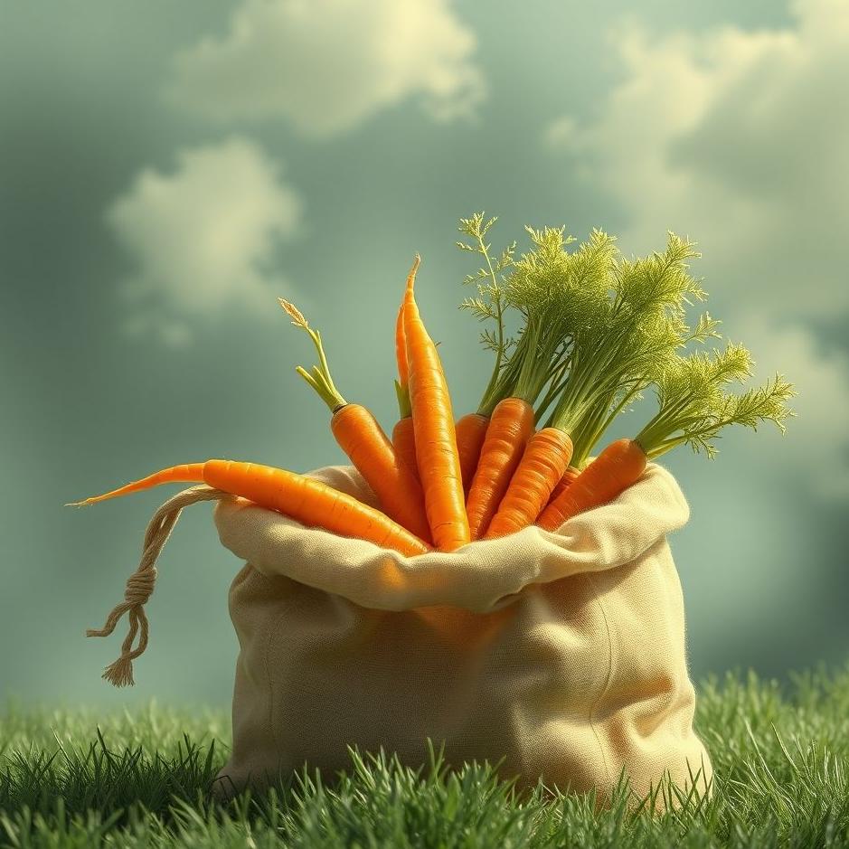 Dream : Carrots in a bag in a dream