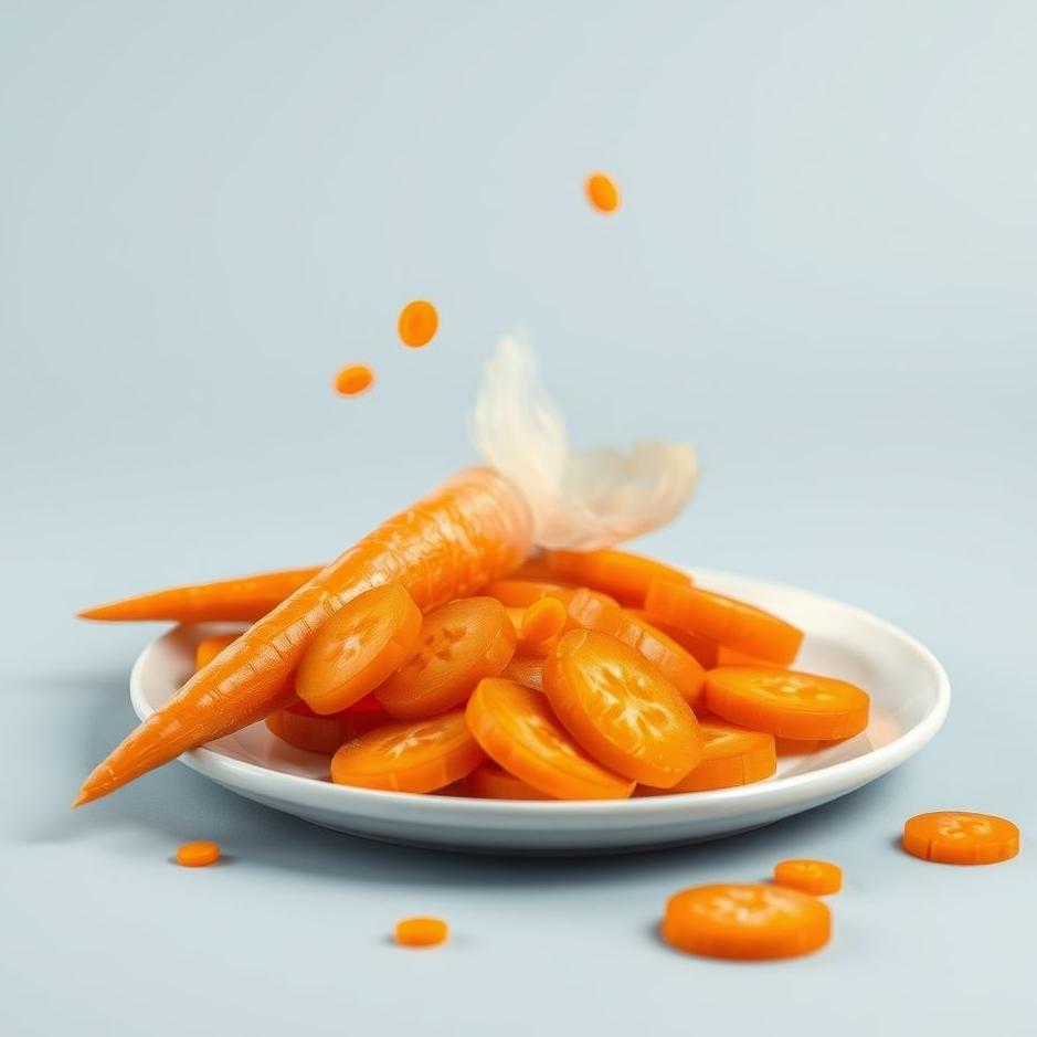 Dream : Carrots sliced ​​in a dream