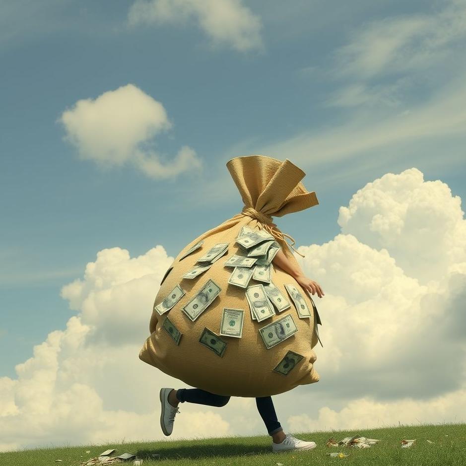 Dream : Carrying a bag of money in a dream