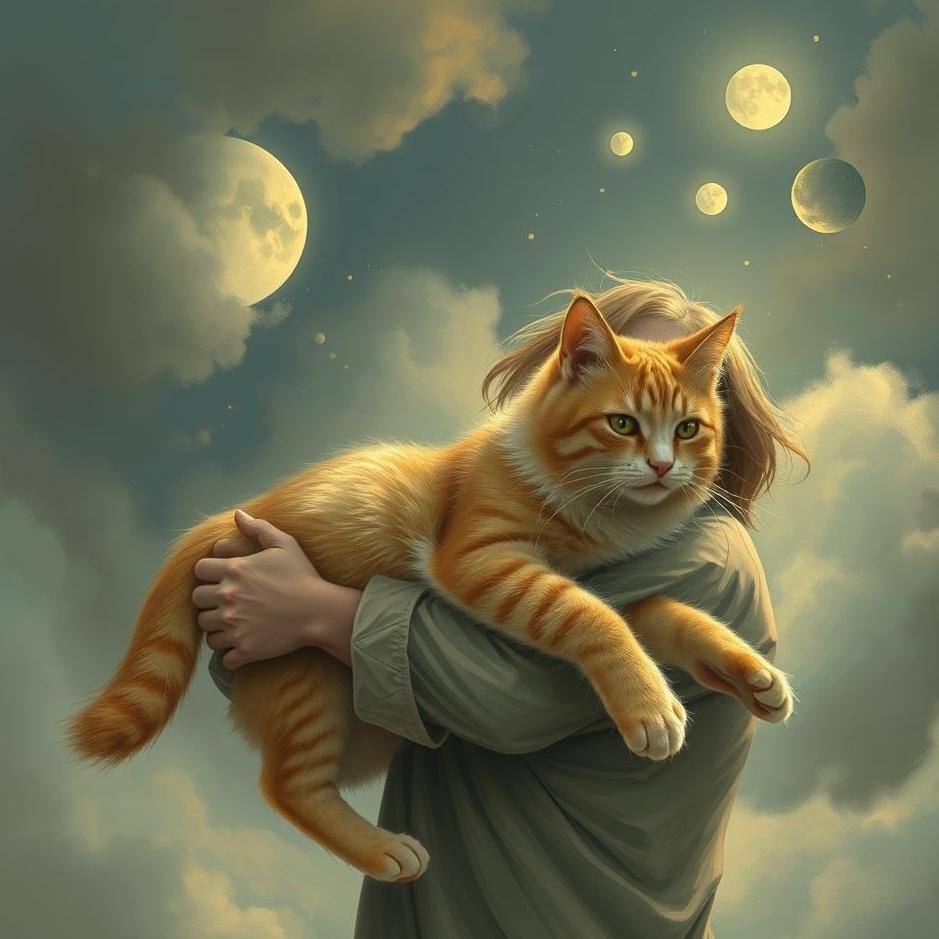 Dream : Carrying a cat in a dream