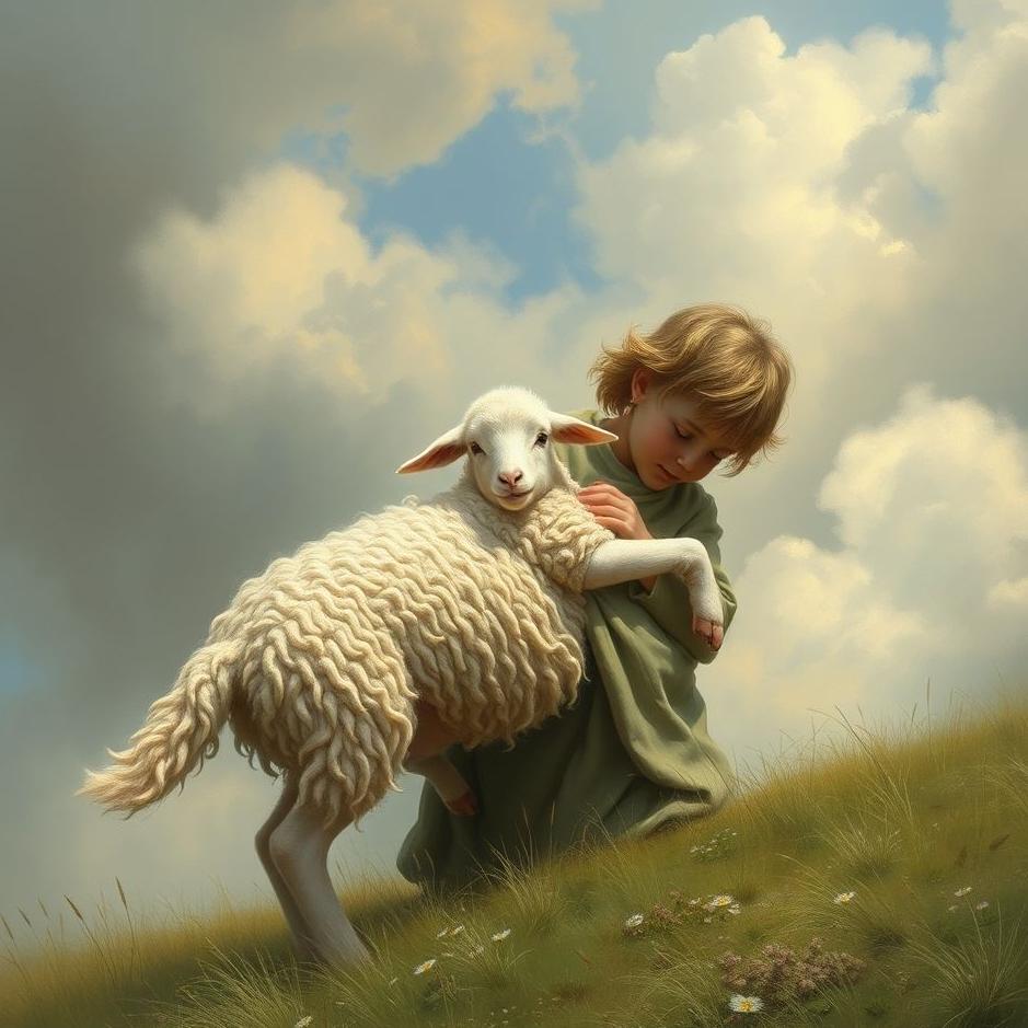 Dream : Carrying a lamb in a dream