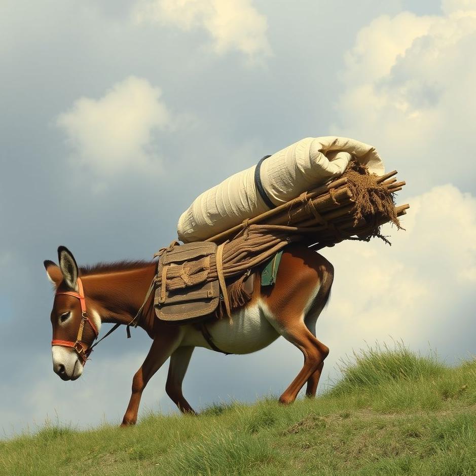 Dream : Carrying a load with a donkey in a dream