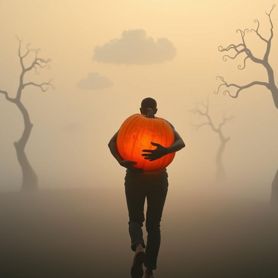 Dream : Carrying a pumpkin in a dream