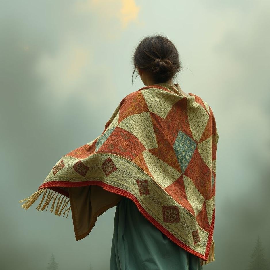 Dream : Carrying a quilt on your shoulder in a dream