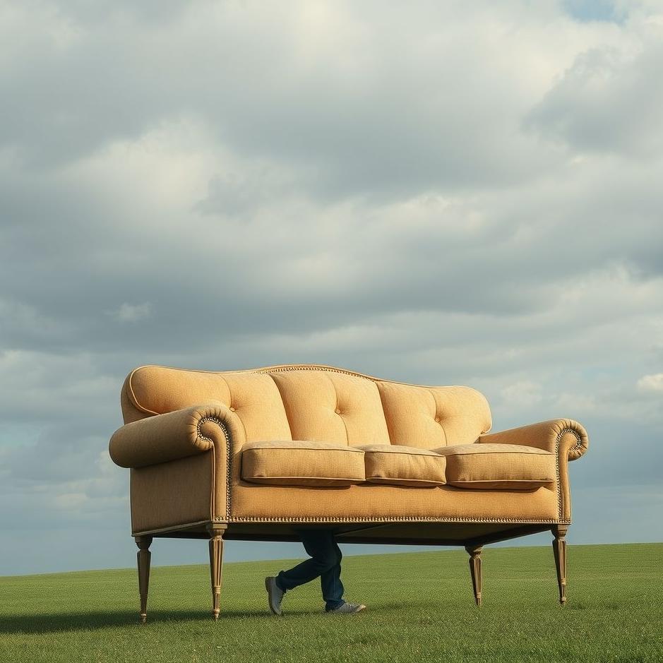 Dream : Carrying a sofa in a dream