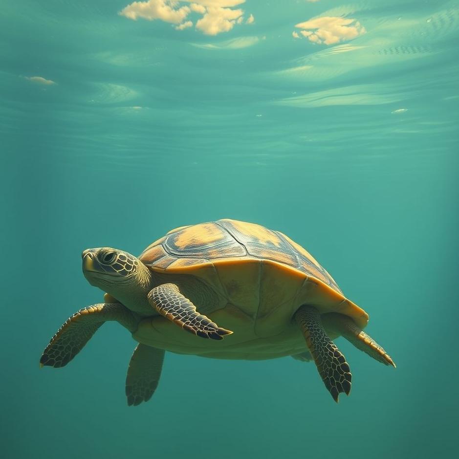 Dream : Carrying a turtle in a dream