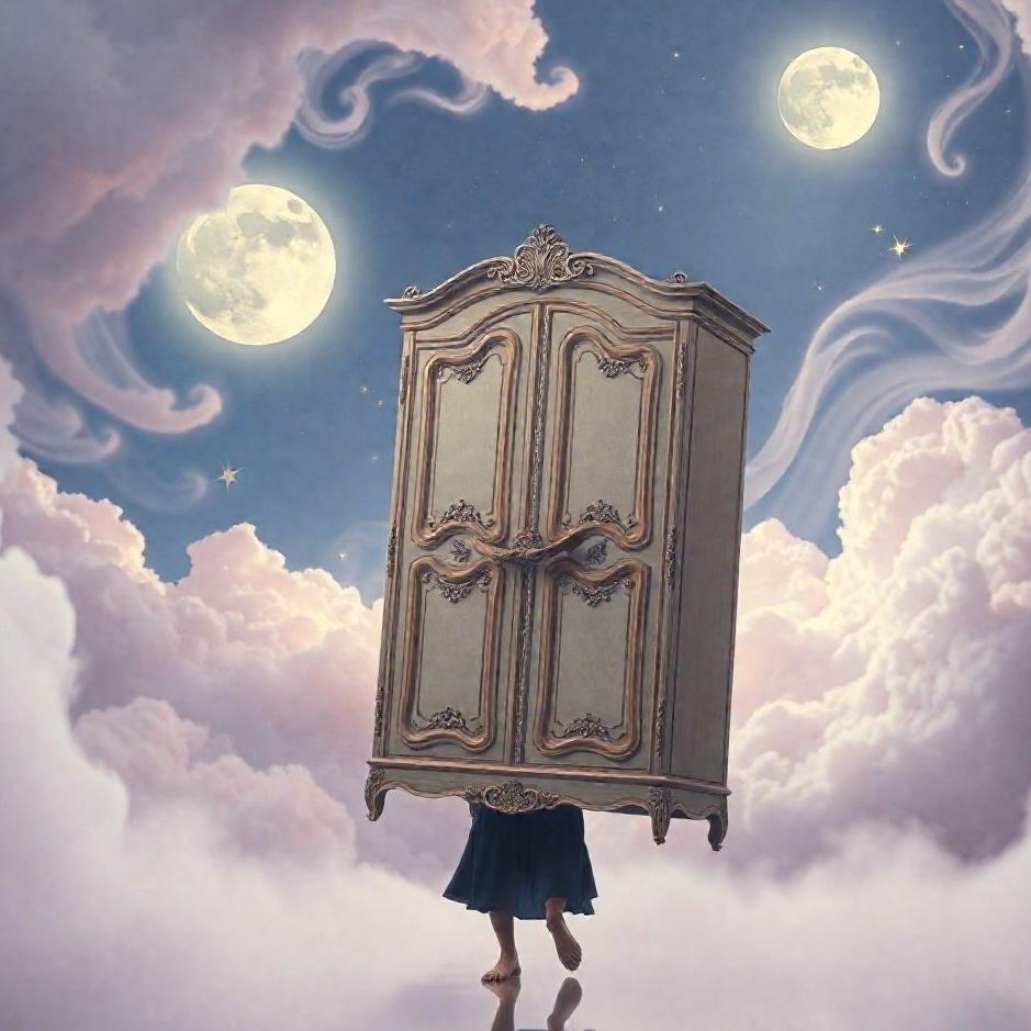 Dream : Carrying a wardrobe in a dream