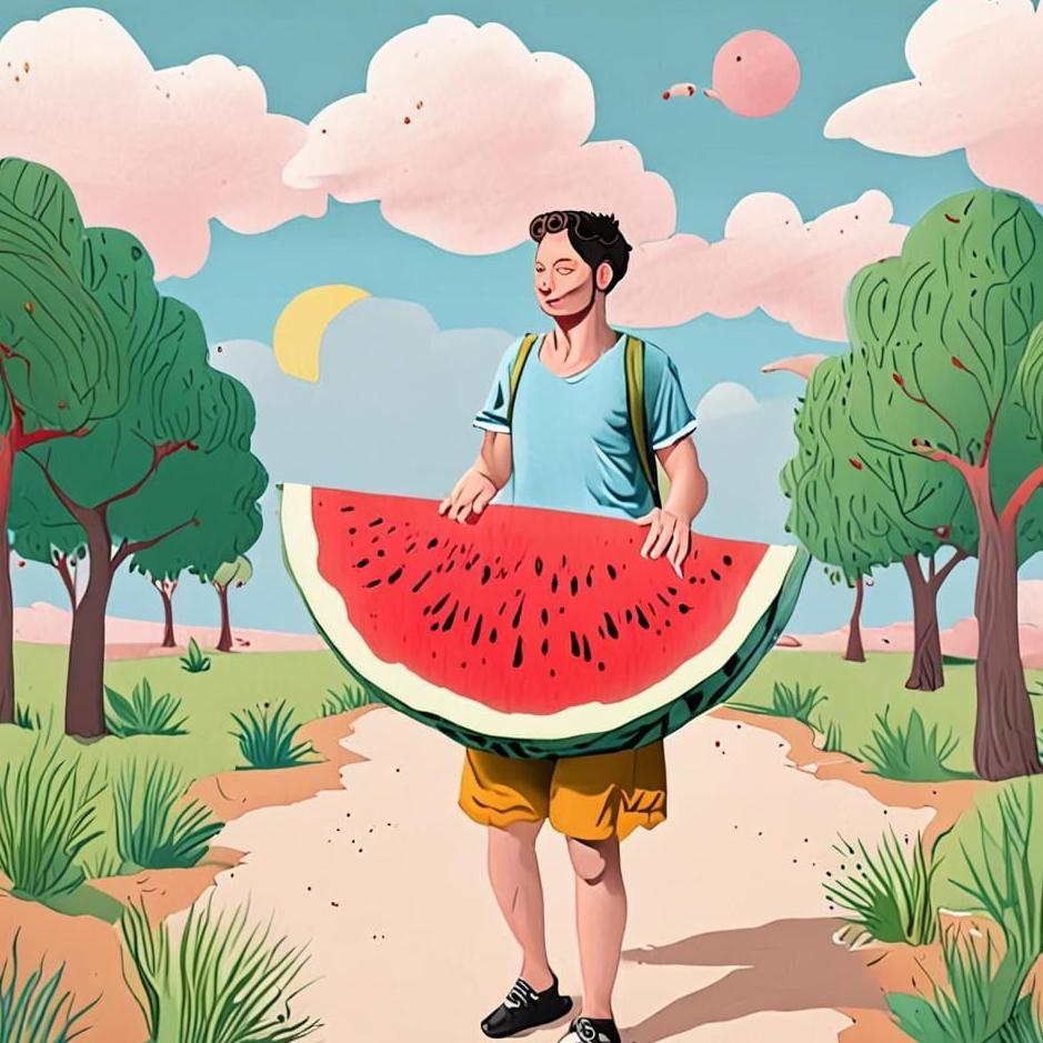 Dream : Carrying a watermelon in a dream