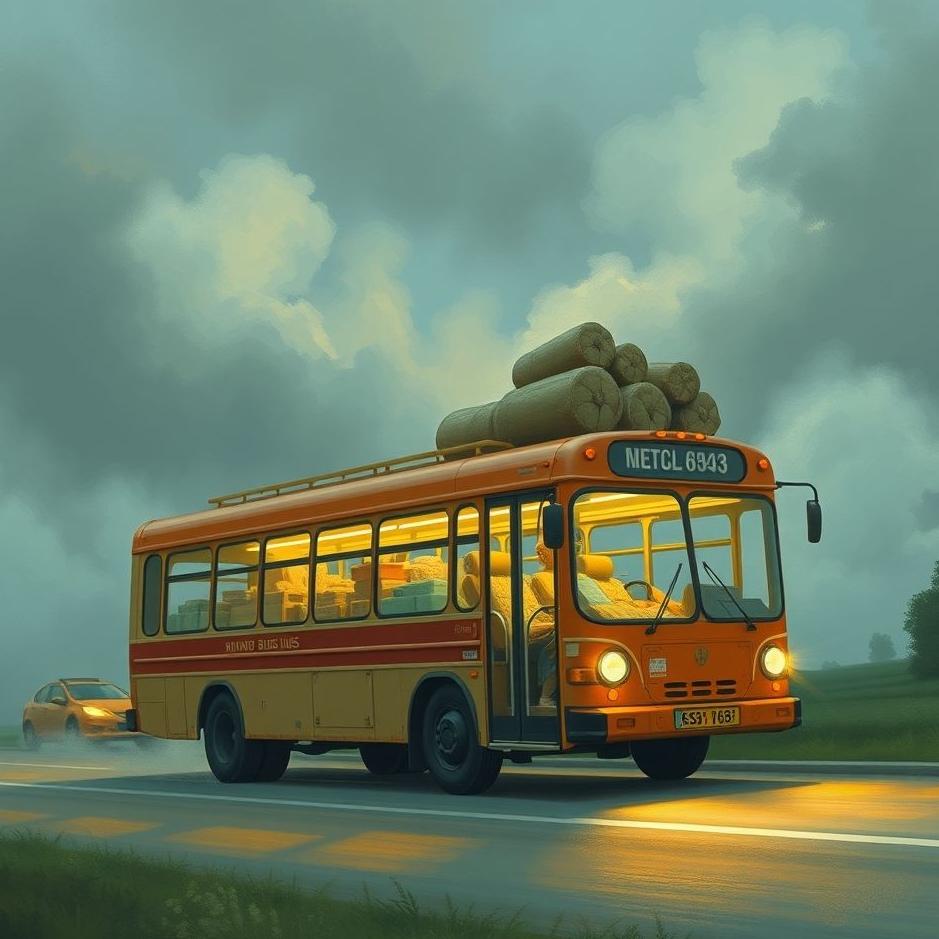 Dream : Carrying goods by bus in a dream