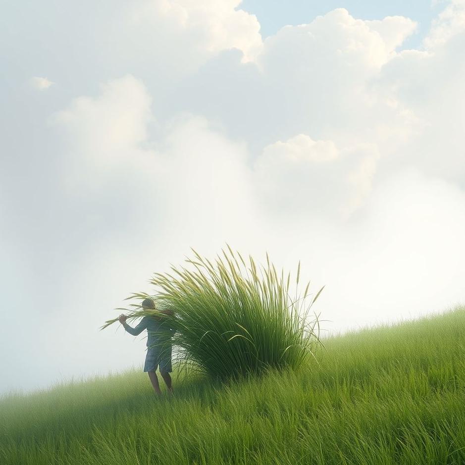 Dream : Carrying grass in a dream
