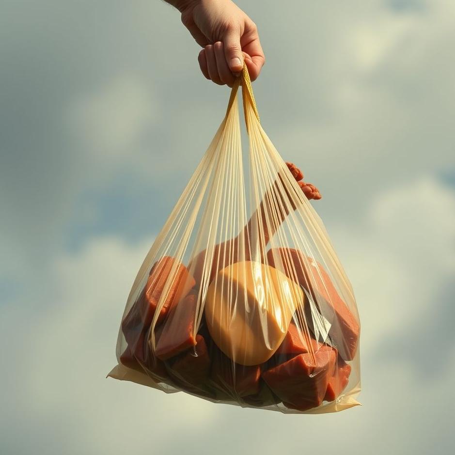 Dream : Carrying meat in a bag in a dream