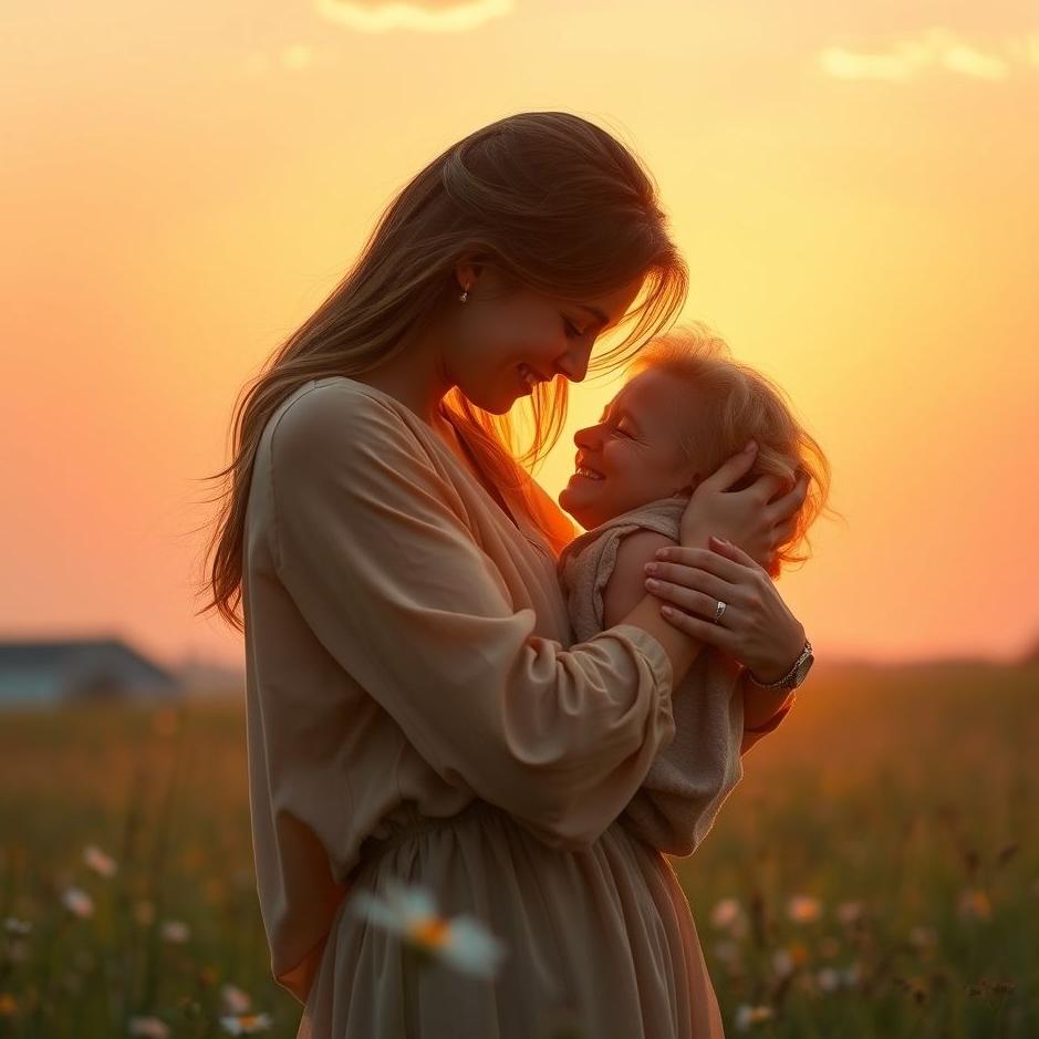 Dream : Carrying mother in embrace