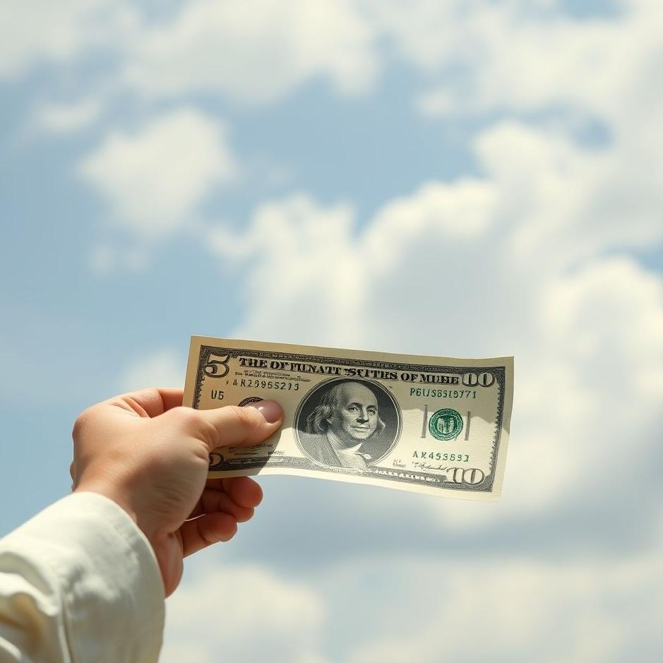 Dream : Carrying paper money in a dream