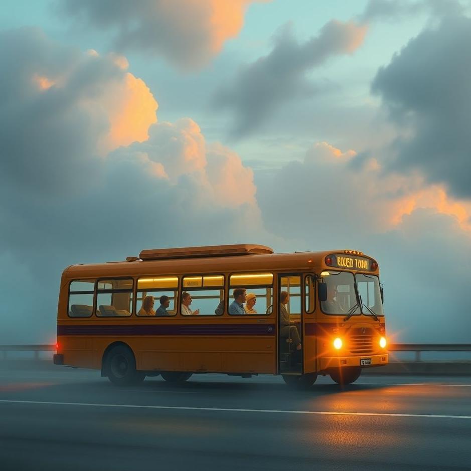 Dream : Carrying passengers by bus in a dream