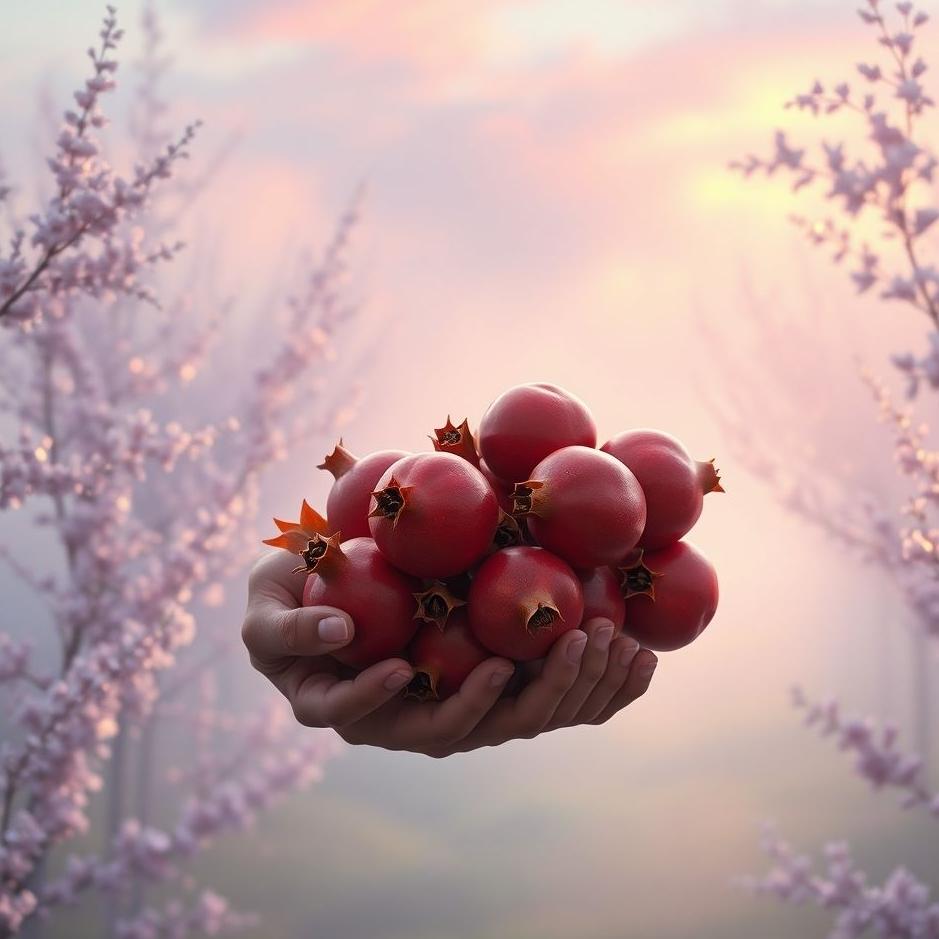 Dream : Carrying pomegranates in a dream