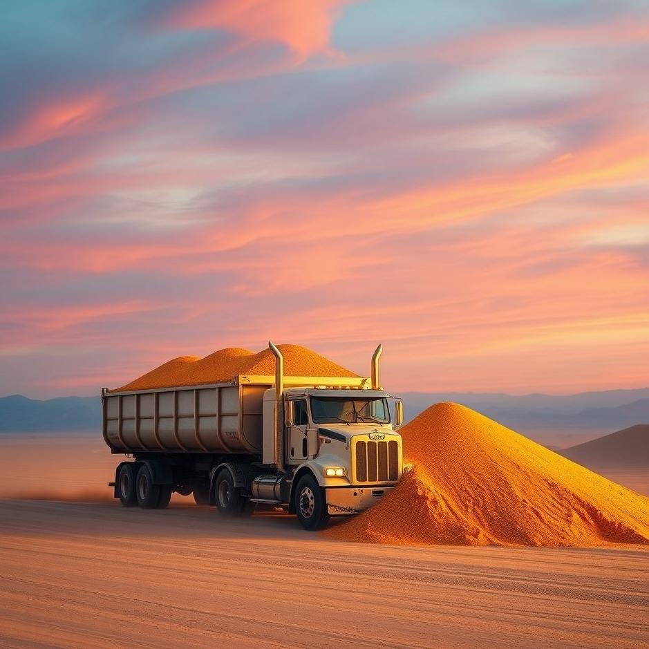 Dream : Carrying sand by truck in a dream