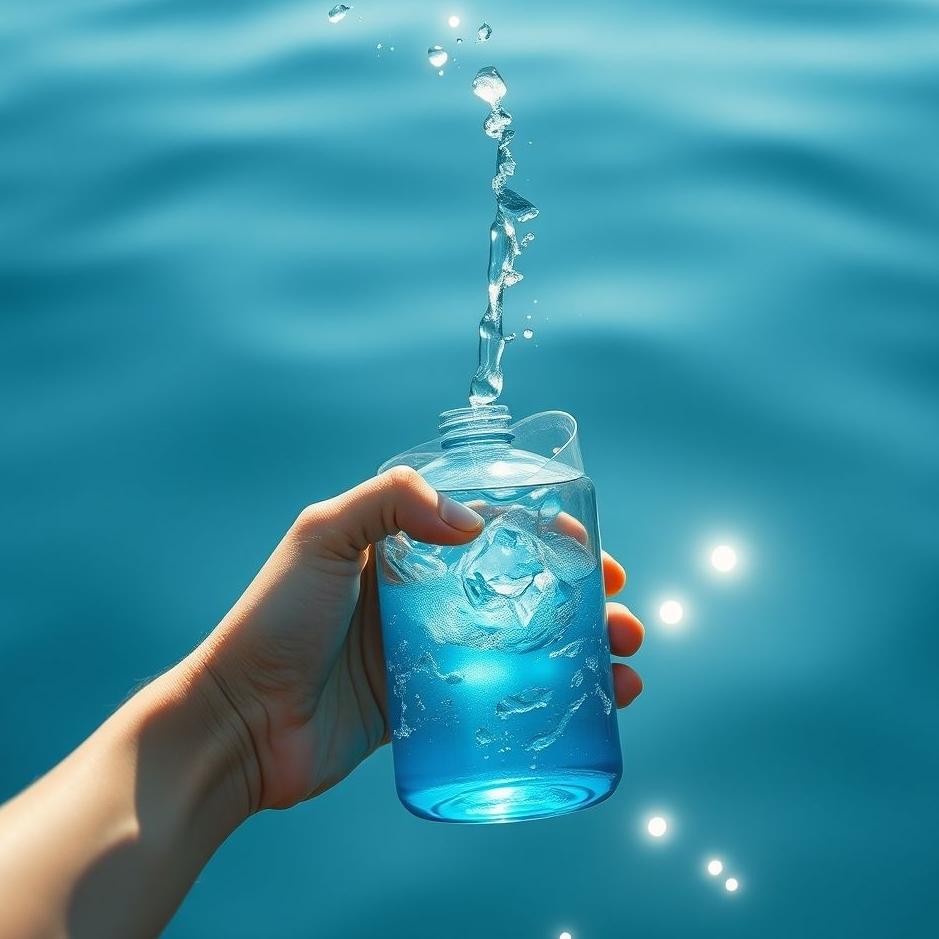 Dream : Carrying water in a blue can in your dream